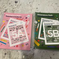 Dimensions Math Teachers Guide 5A, 5B