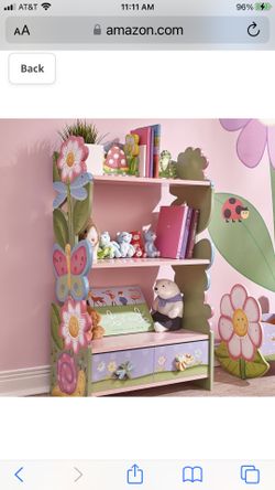 Kids Bookshelf Princess Girls
