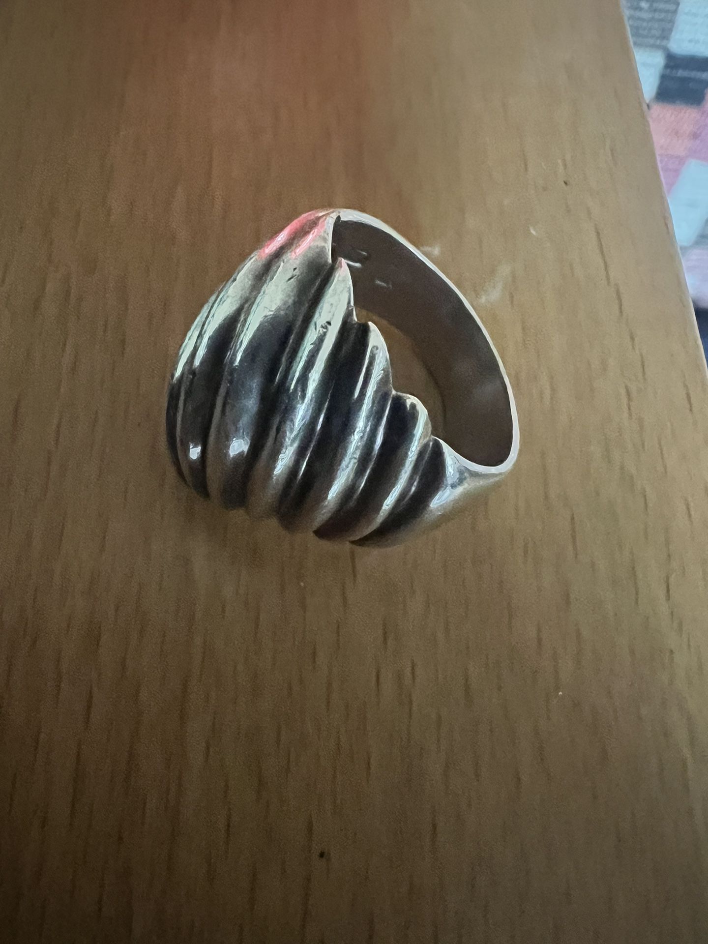 Sea Shell 925 Solid Silver Ring.