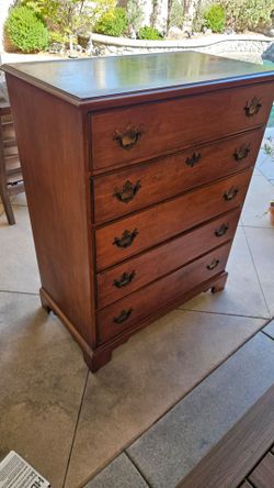 Dresser, 5-drawer, solid wood, dovetail joints