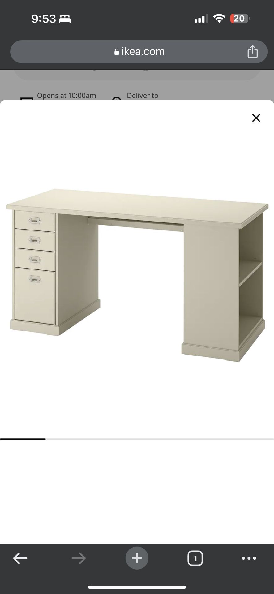 Ikea Vebjorn Desk