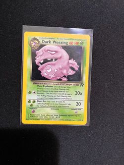 Dark Weezing - Team Rocket