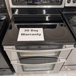 Whirlpool Electric Double Oven Range Stove