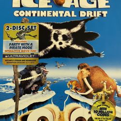 ICE AGE Continental Drift (Blu-Ray + DVD + Digital-2012) NEW!