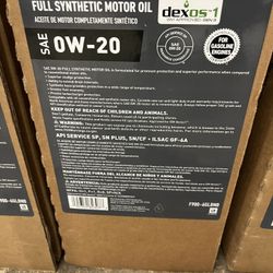 Synthetic 0w20 Oil 6 Gal