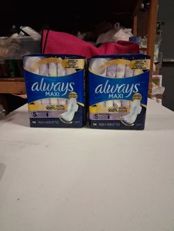 Always Maxi Pads Super Absorbency 