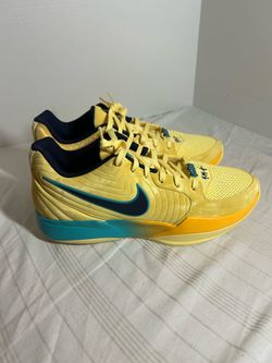 Nike Ja 2 Soft Yellow Obsidian Men’s Size 11 Basketball Shoes FD7328-700
