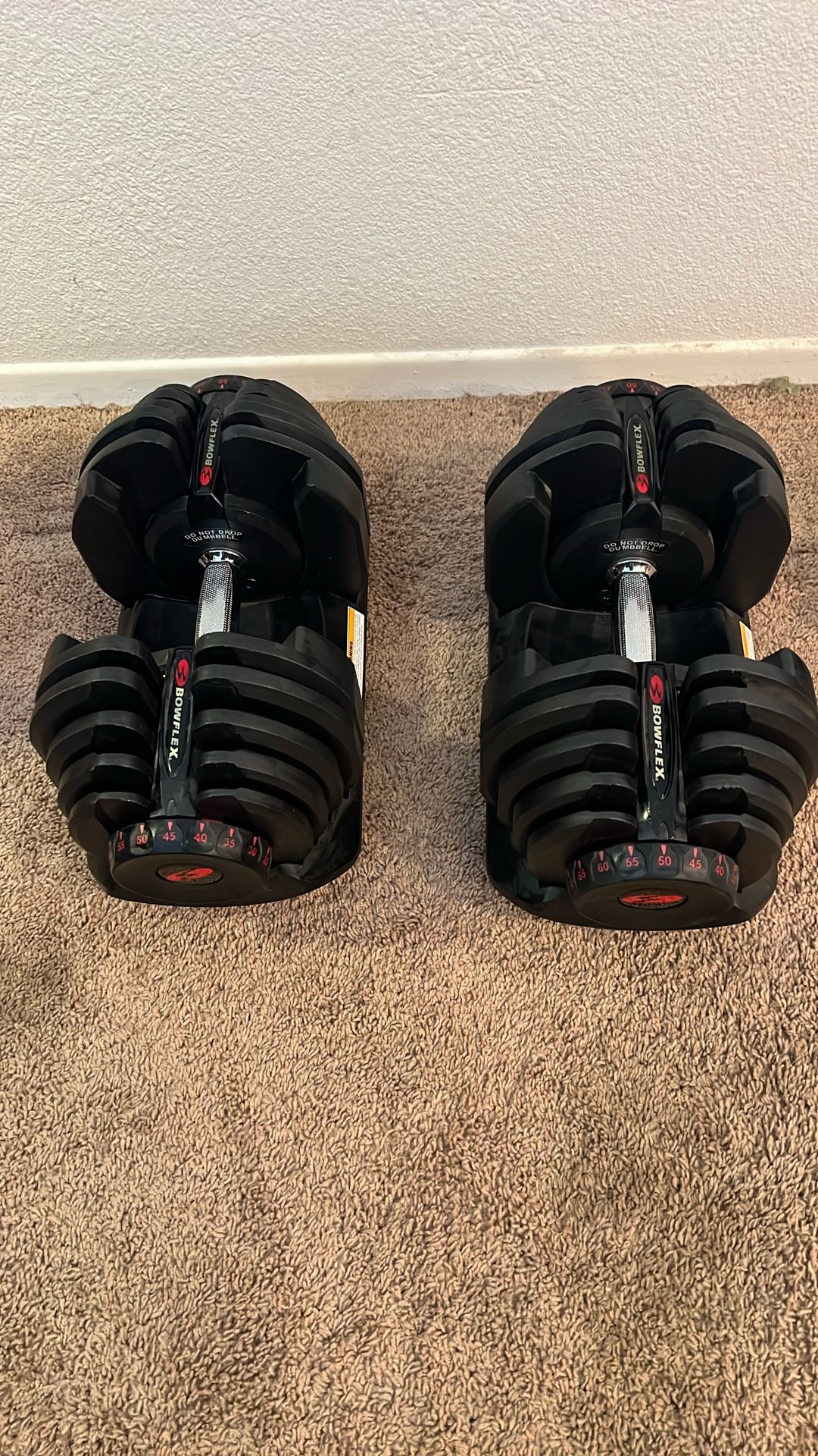 Bow flex select tech 1090 dumbbells