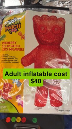 Sour Patch Kids Redberry Inflatable Adult Costume