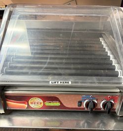 Nathan’s hot dog roller