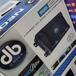 DB Drive M2 500 Watts 2 CH Amplifier 