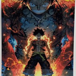 Anime Metal Print 8x10. 