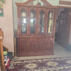 China Cabinet, top & bottom 