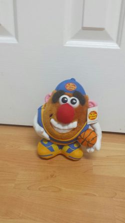 Plush basketball Mr. Potatoe head, new