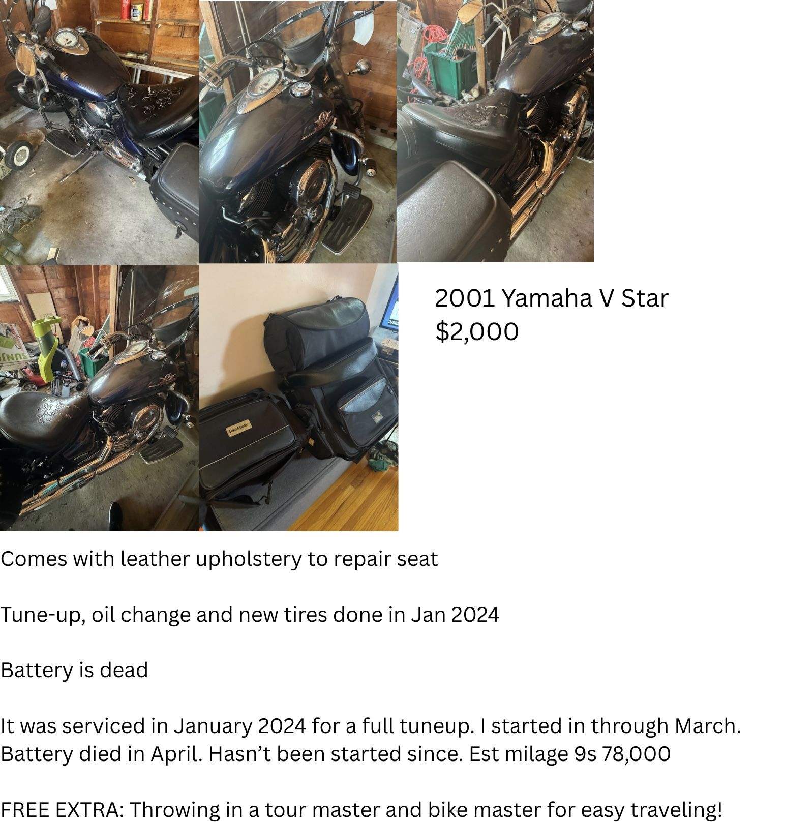 2001 Yamaha V Star 1100