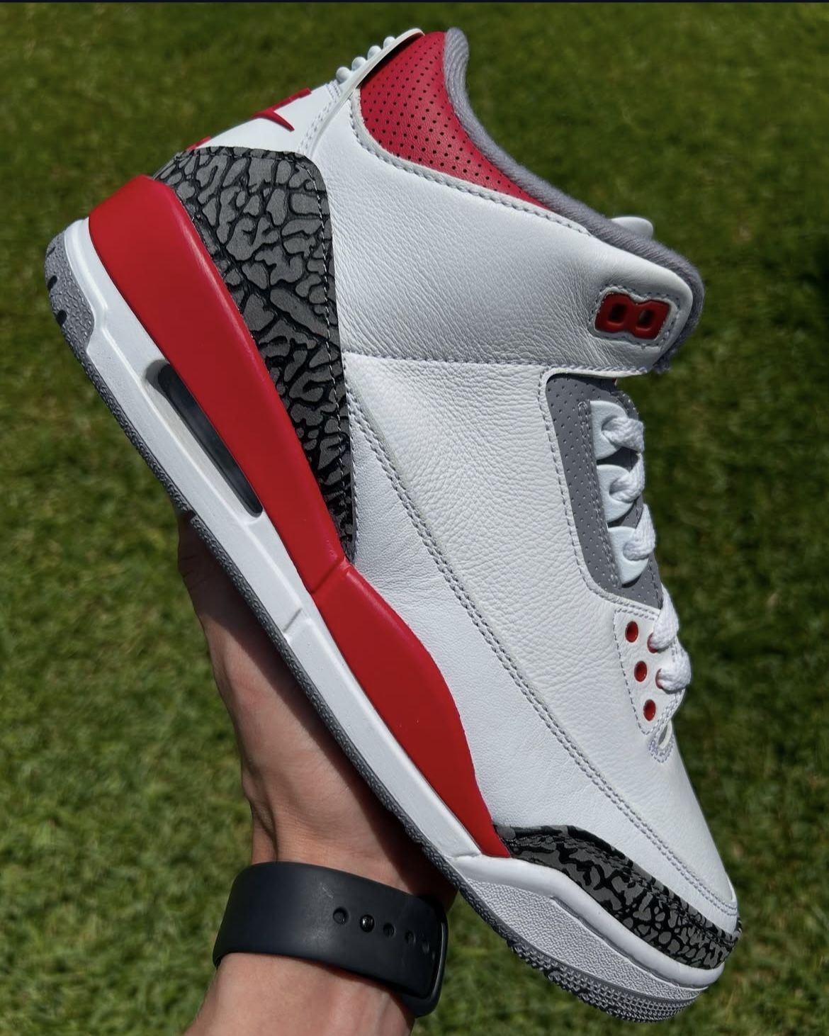 Retro Jordan 3s “Fire Red”
