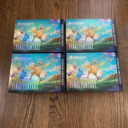 Magic The Gathering Final Fantasy Chocobo Bundle Lot SEALED