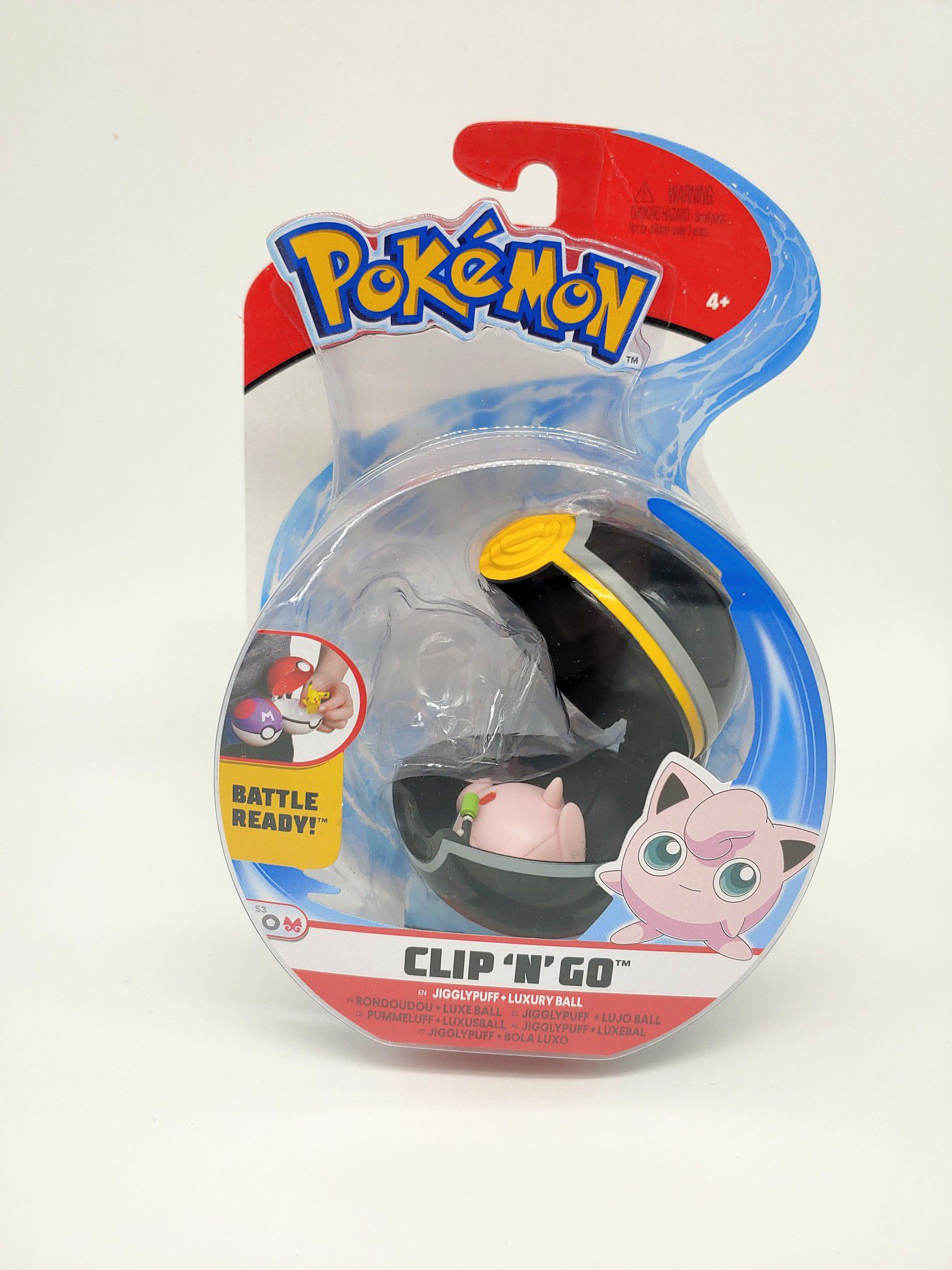 Pokemon Clip N Go Jigglypuff + Luxury Ball