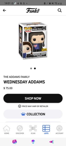 Wednesday Adams Funko Pop