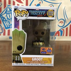 Funko Pop Groot Wonder Con Sticker Exclusive