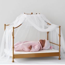 Pottery Barn Doll Canopy Bed 
