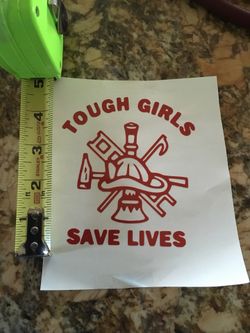 Firefighters vinyl decal