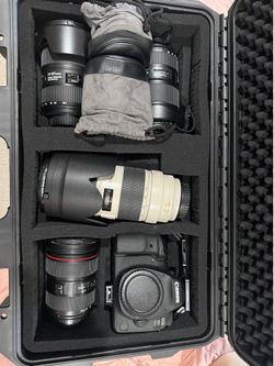 Complete Professional Canon Full-Frame Camera Kit – 6D Mark II + Lenses + Accessories