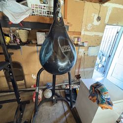 120lbs 18inch Aqua Bag And Everlast Stand.