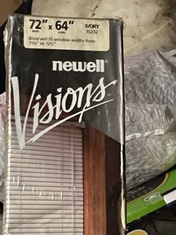 Visions 72” X 62” Vinyl Mini Blinds