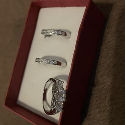 Sterling Silver Engagement Rings 
