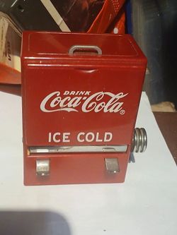 Vintage 1990's coca cola toothpick dispenser holds toothpicks like new never used located in palm springs ca perfect
