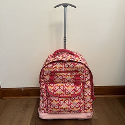Kids travel suitcase and bag