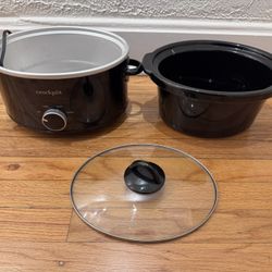Crock-Pot 4-Quart Classic Slow Cooker, Black 
