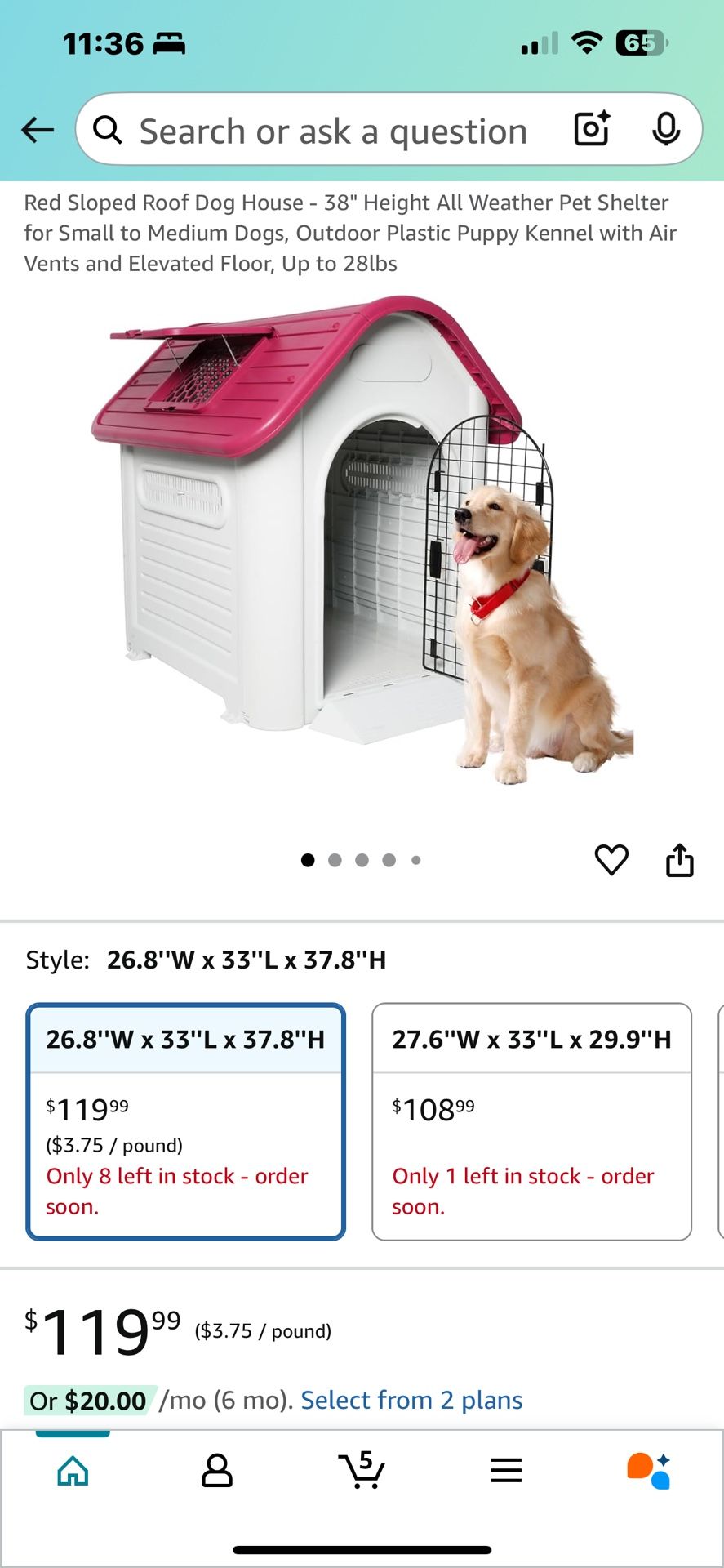 Dog House With Door