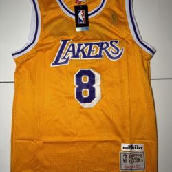 Kobe Bryant 8 Lakers Jersey Sizes S M L XL 2XL Stitch