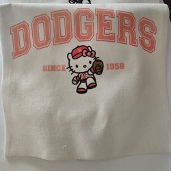 Dodger And Angels Tote Bags