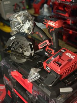 SKIL 12-volt 2-Tool Brushless Power Tool Combo Kit (1- Battery Included and Charger Included)