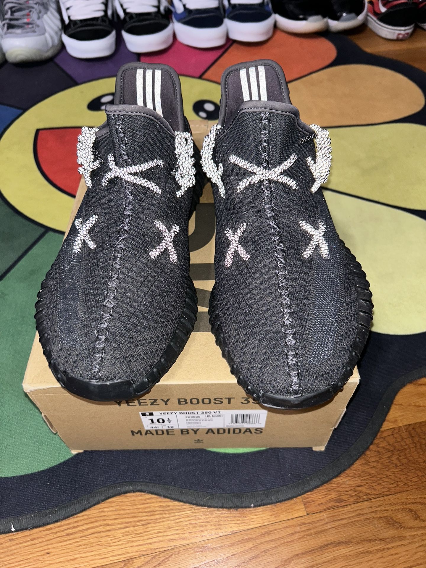 Kaws store yeezy 35