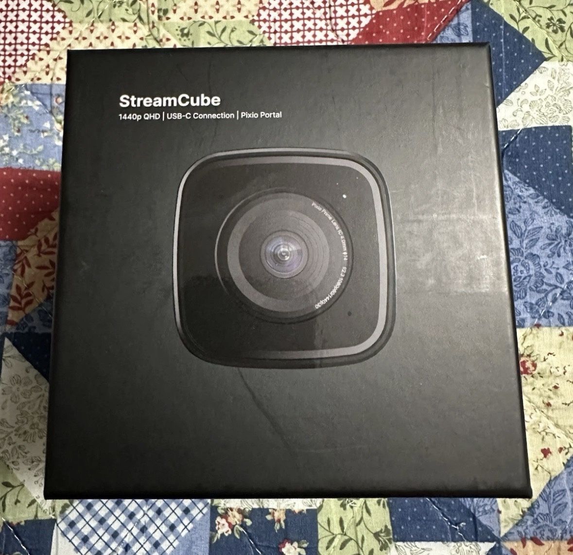 Pixio StreamCube Webcam Professional 1440p WQHD USB Type-C Premium Web Camera