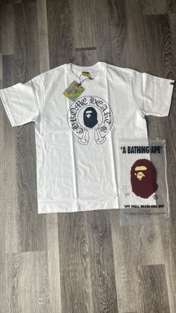 Bape x Chrome white tee