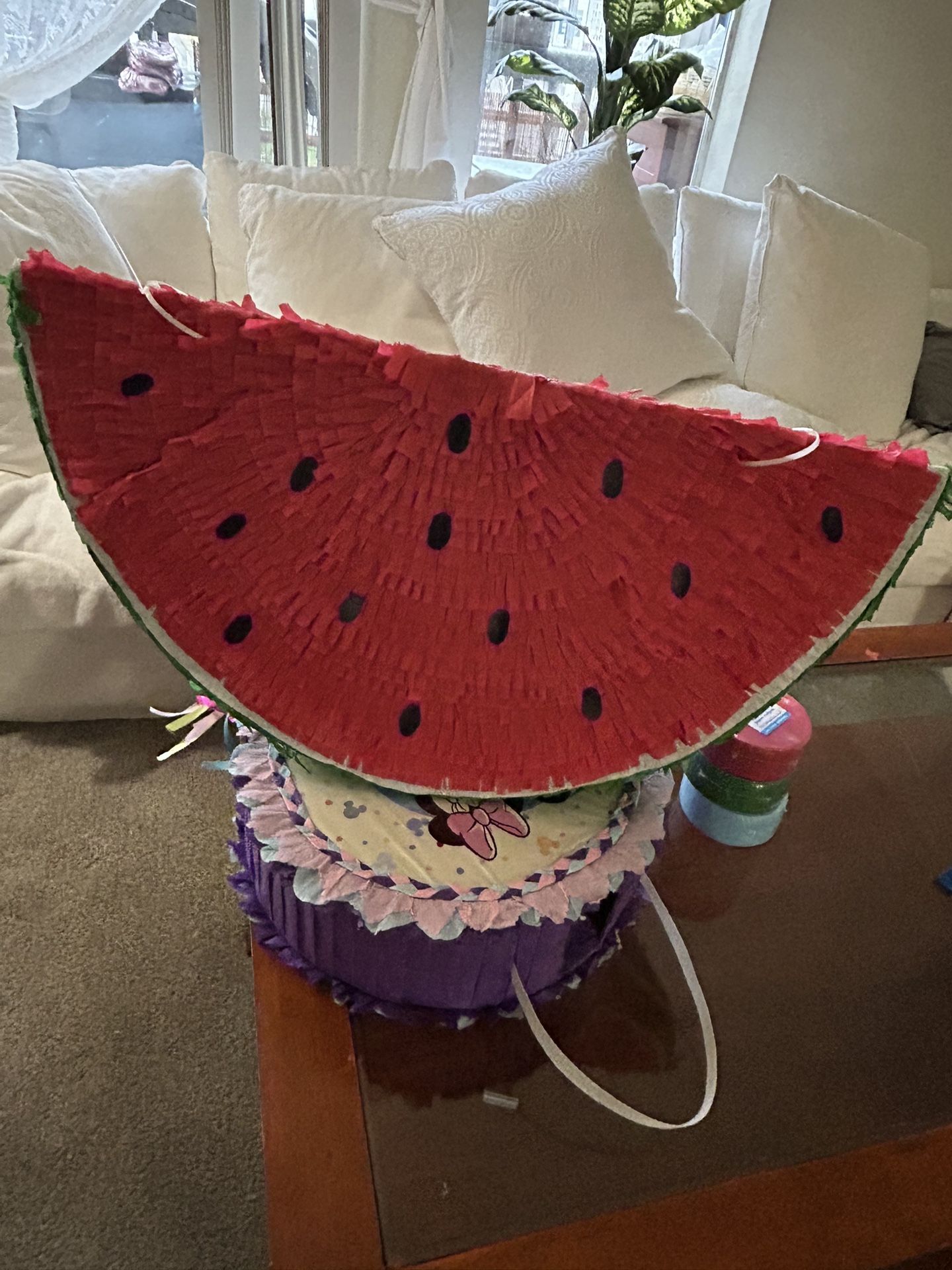 Piñata Sandía ( Watermelon) Pull Strings $30