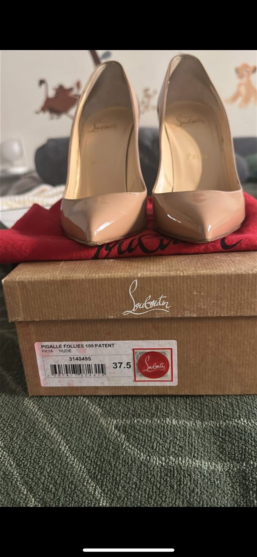 Christian Louboutin “RED BOTTOMS” Size 37.5