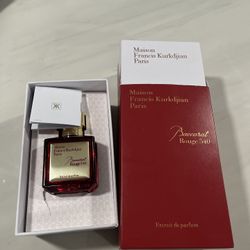 Maison Francis Kurkdjian Paris Baccarat Rouge 540
