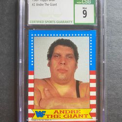 Topps WWF Andre the Giant CSG 9