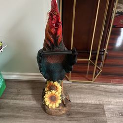 Paper rooster toilet paper holder
