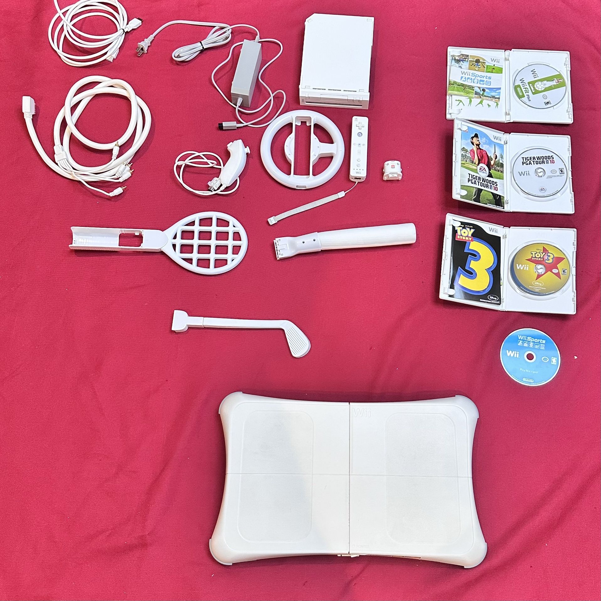 Nintendo Wii U With Accessories 