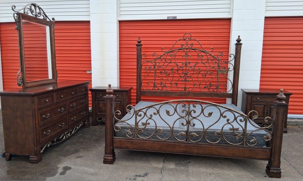 King Size Bedroom Set With Boxspring