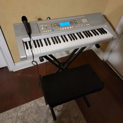 Casio CTK-810 Keyboard 61 Keys With Stool And Microphone Plus Stand