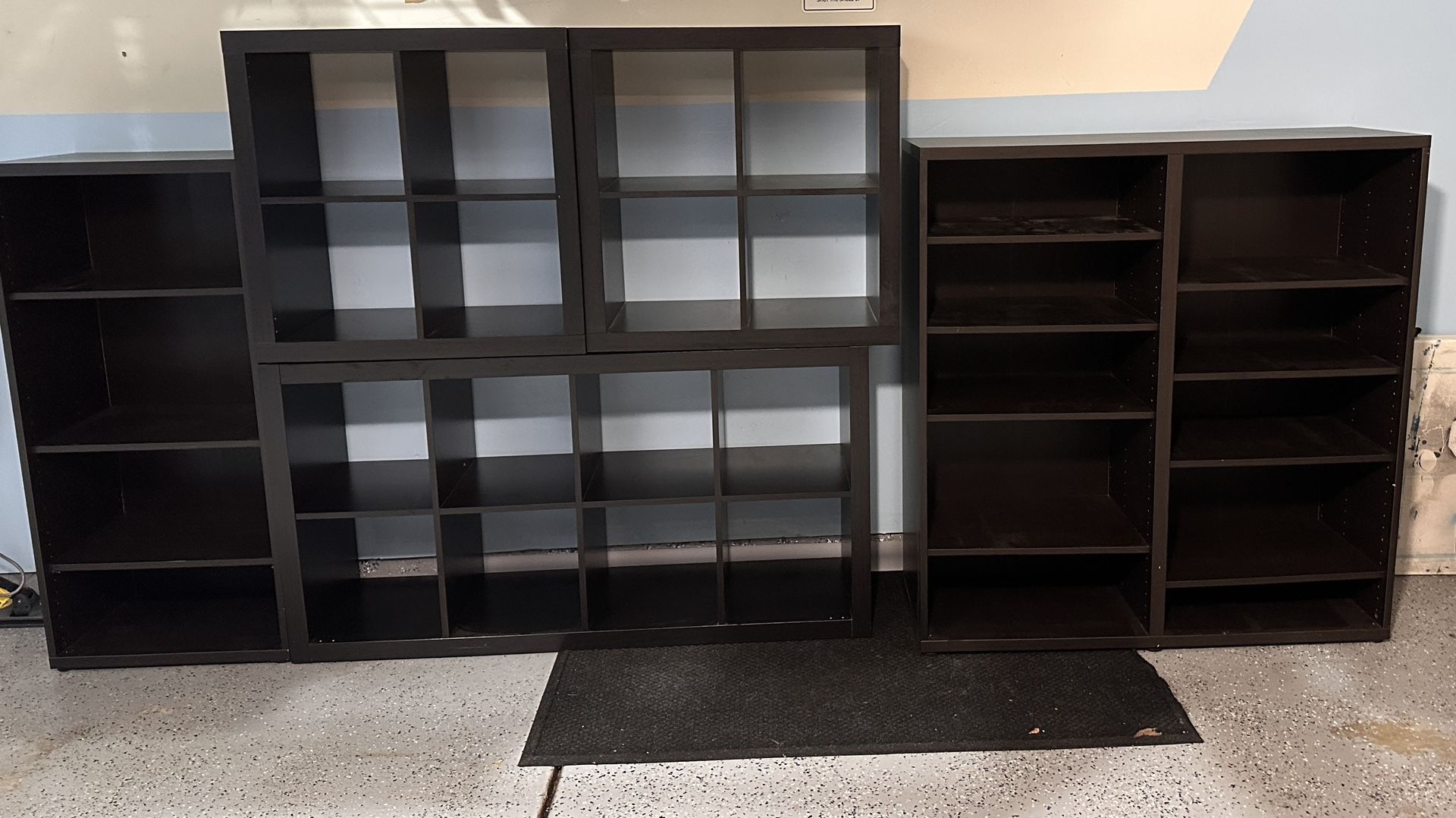 Shelveunit (Bookshelves), Ikea, Black-Brown