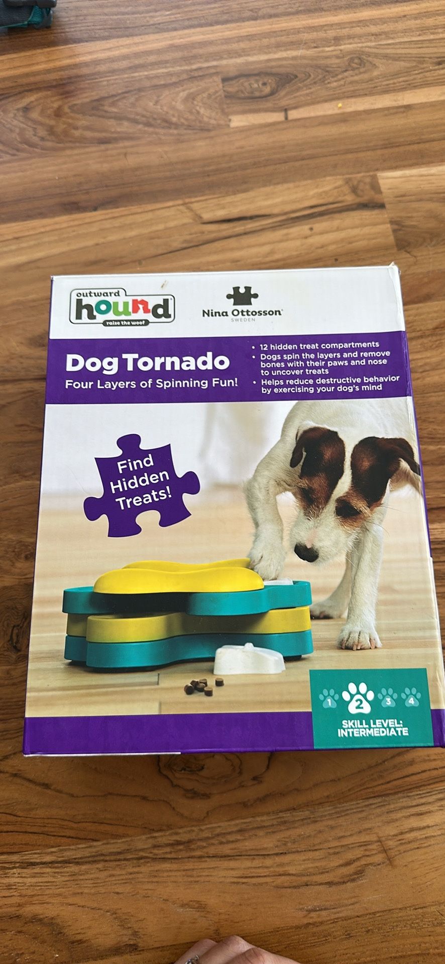 Nina Ottosson by Outward Hound Tornado Puzzle Game Dog Toy Feeder